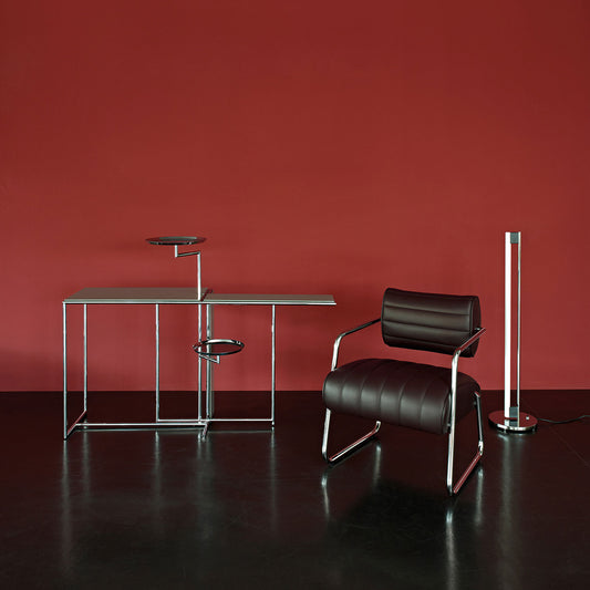 Eileen Gray Rivoli Table | Grey Lacquer