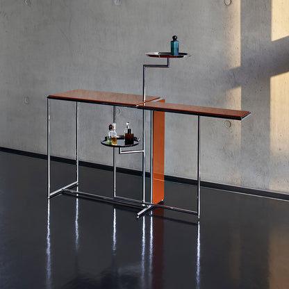 Eileen Gray Rivoli Table | Chinese Red Lacquer