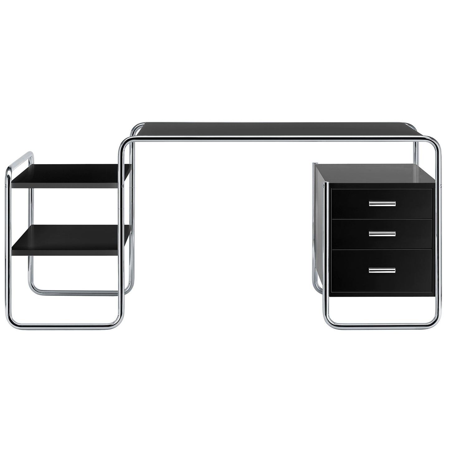 S285 Desk | Black Lacquered Ash