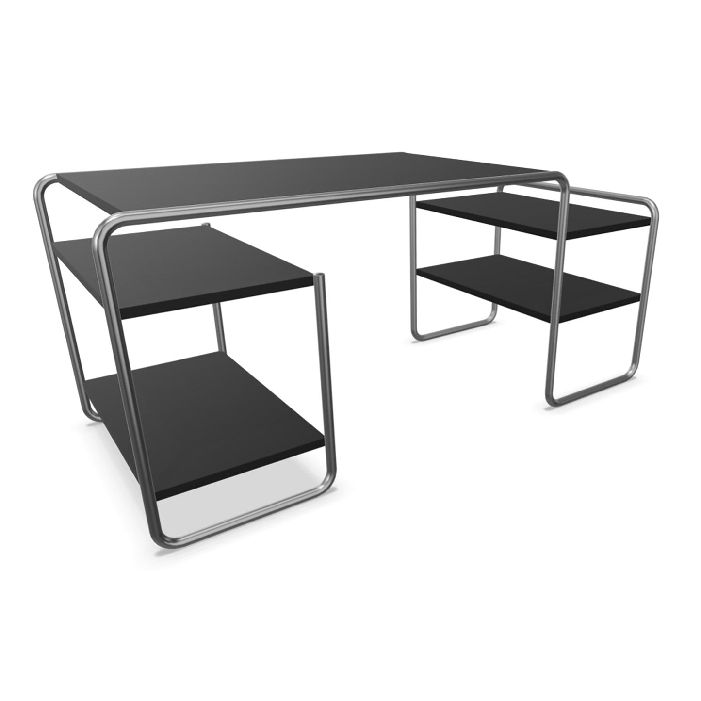 S285 Desk | Black Lacquered Ash