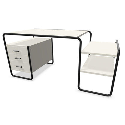 S285 Desk | White Lacquered Ash