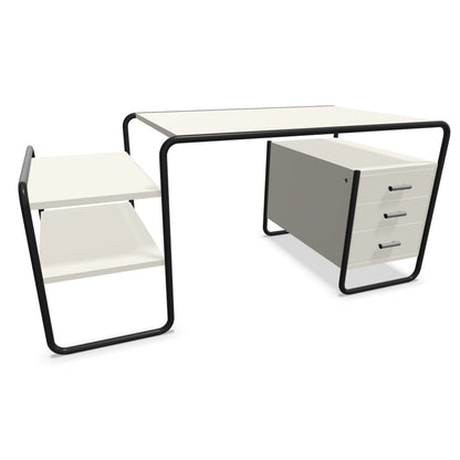 S285 Desk | White Lacquered Ash