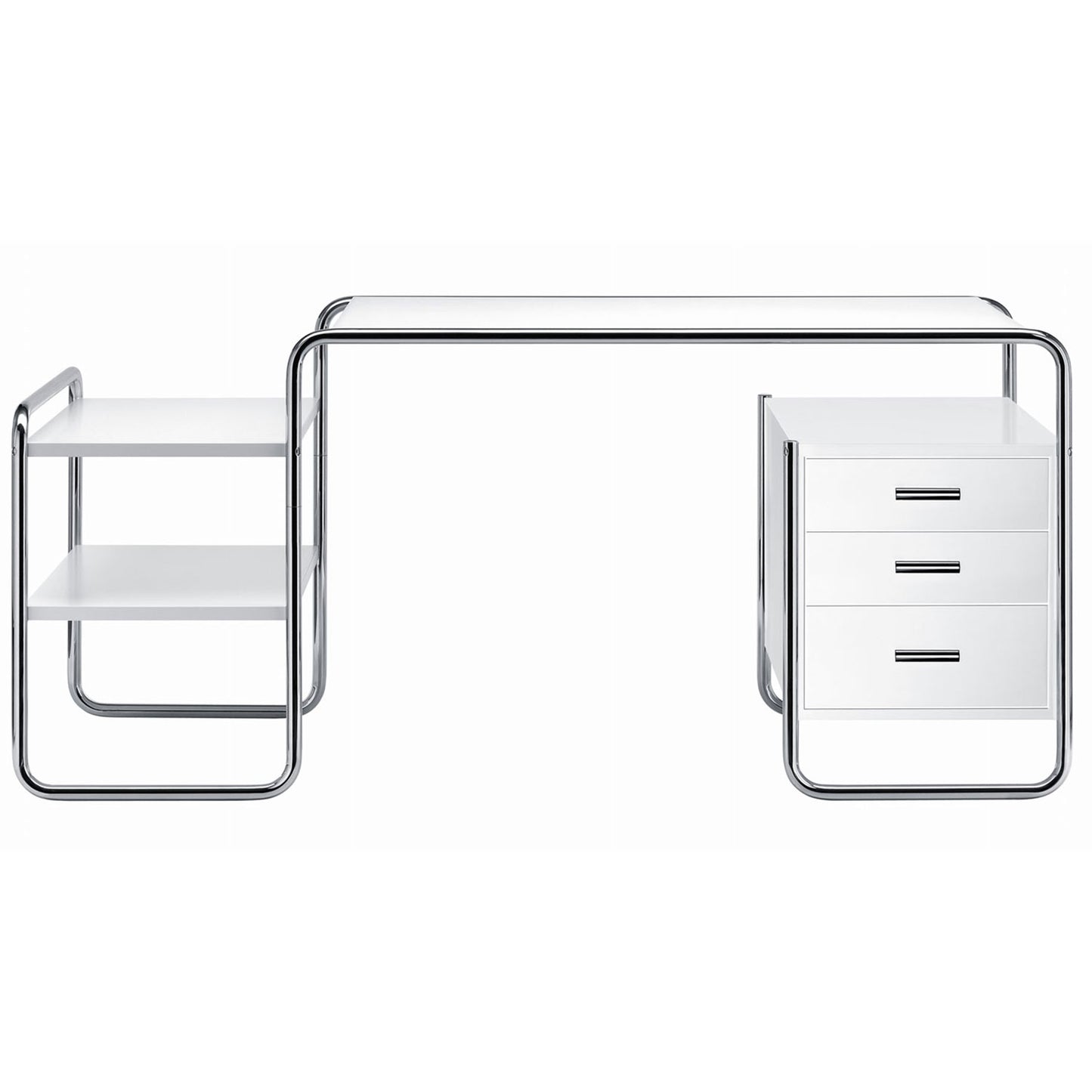 S285 Desk | White Lacquered Ash