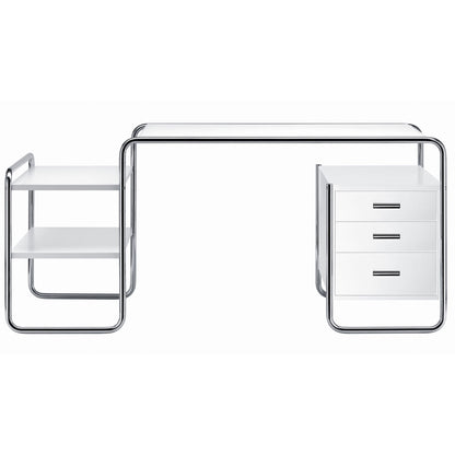 S285 Desk | White Lacquered Ash