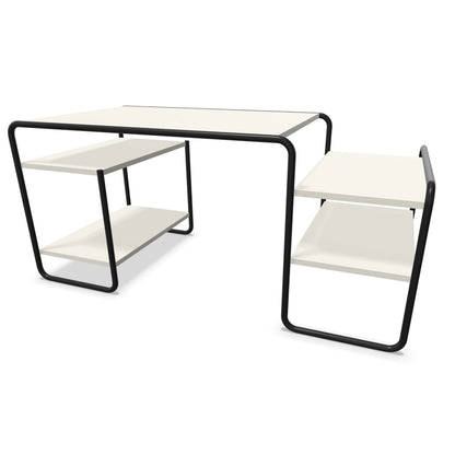 S285 Desk | White Lacquered Ash