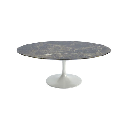 Saarinen Coffee Table 107cm | Brown Emperador Marble Top