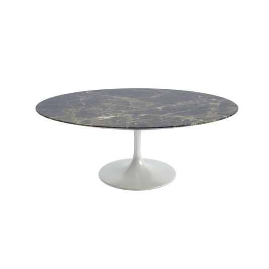 Saarinen Coffee Table 107cm | Brown Emperador Marble Top