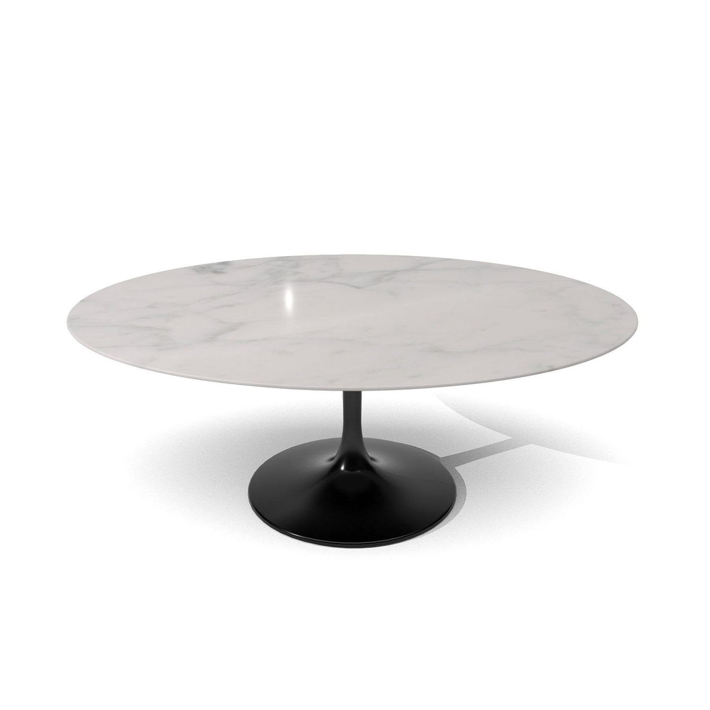 Saarinen Coffee Table 107cm | Grey Statuarietto Marble Top