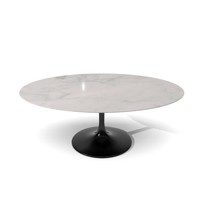 Saarinen Coffee Table 107cm | Grey Statuarietto Marble Top