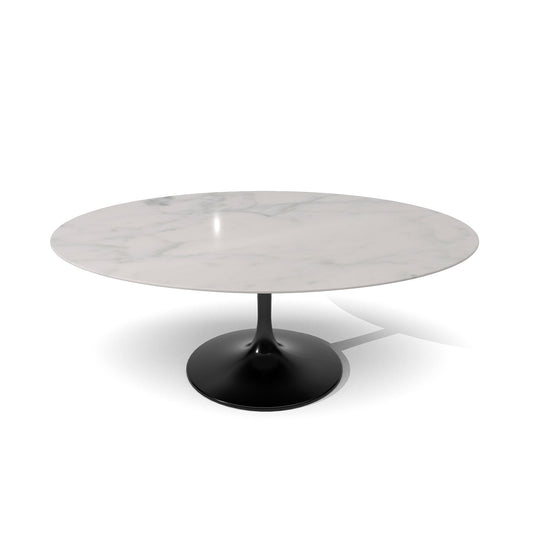 Saarinen Coffee Table 107cm | Grey Statuarietto Marble Top
