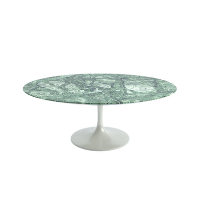 Saarinen Coffee Table 107cm | Green Verdi Alpi Marble Top