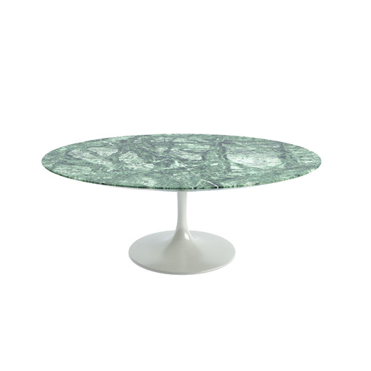Saarinen Coffee Table 107cm | Green Verdi Alpi Marble Top