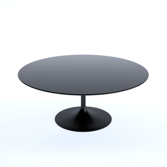 Saarinen Coffee Table 91cm | Black Fenix Laminate Top