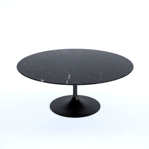 Saarinen Coffee Table 91cm | Black Nero Marquina Marble Top