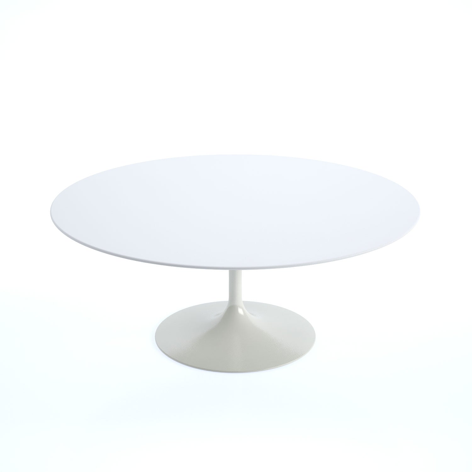 Saarinen Coffee Table 91cm | White Laminate Top