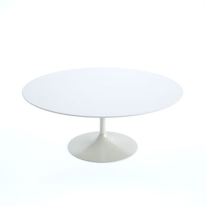 Saarinen Coffee Table 91cm | White Laminate Top