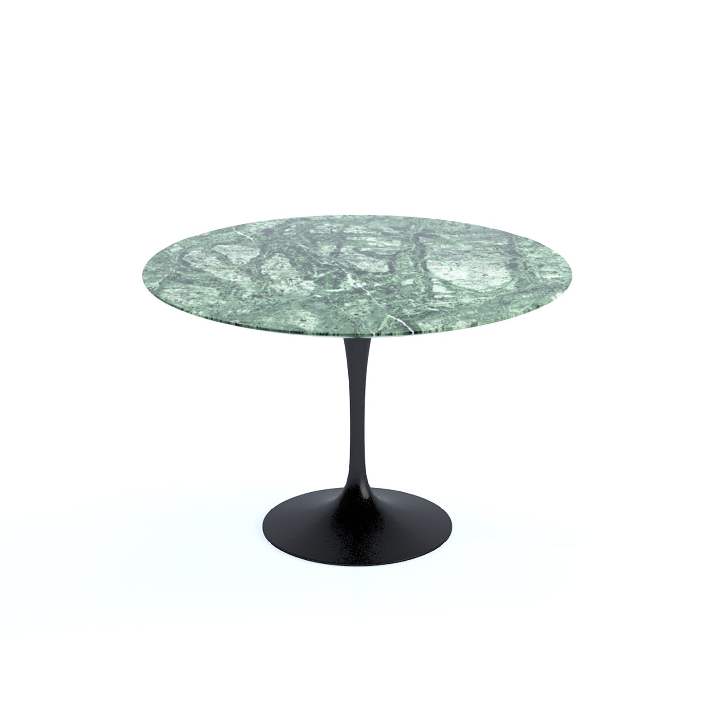Saarinen Round Dining Table | Green Verdi Alpi Marble Top