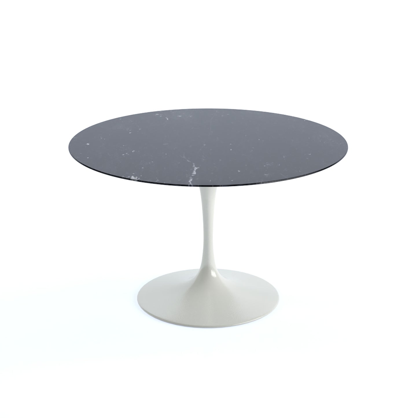 Saarinen Round Dining Table | Black Nero Marquina Marble Top