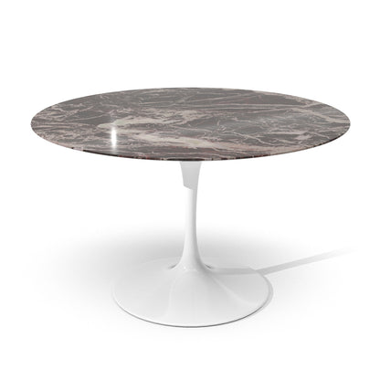 Saarinen Round Dining Table | Rosso Rubino Marble Top
