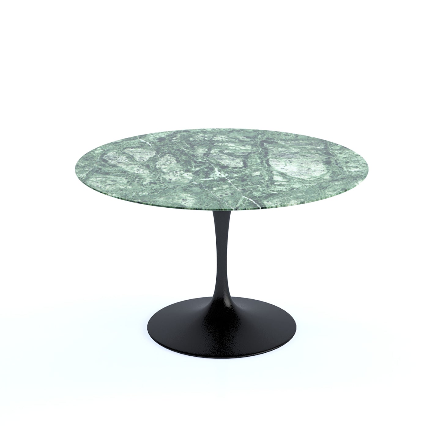 Saarinen Round Dining Table | Green Verdi Alpi Marble Top