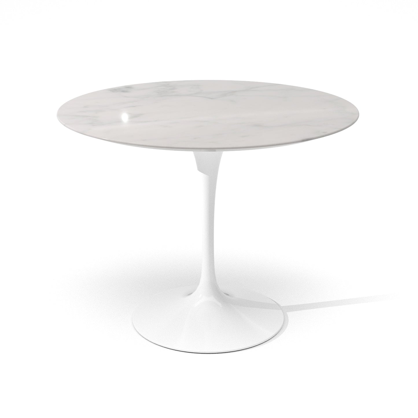 Saarinen Round Dining Table | Grey Statuarietto Marble Top
