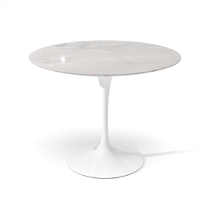 Saarinen Round Dining Table | Grey Statuarietto Marble Top