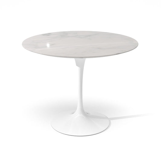 Saarinen Round Dining Table | Grey Statuarietto Marble Top