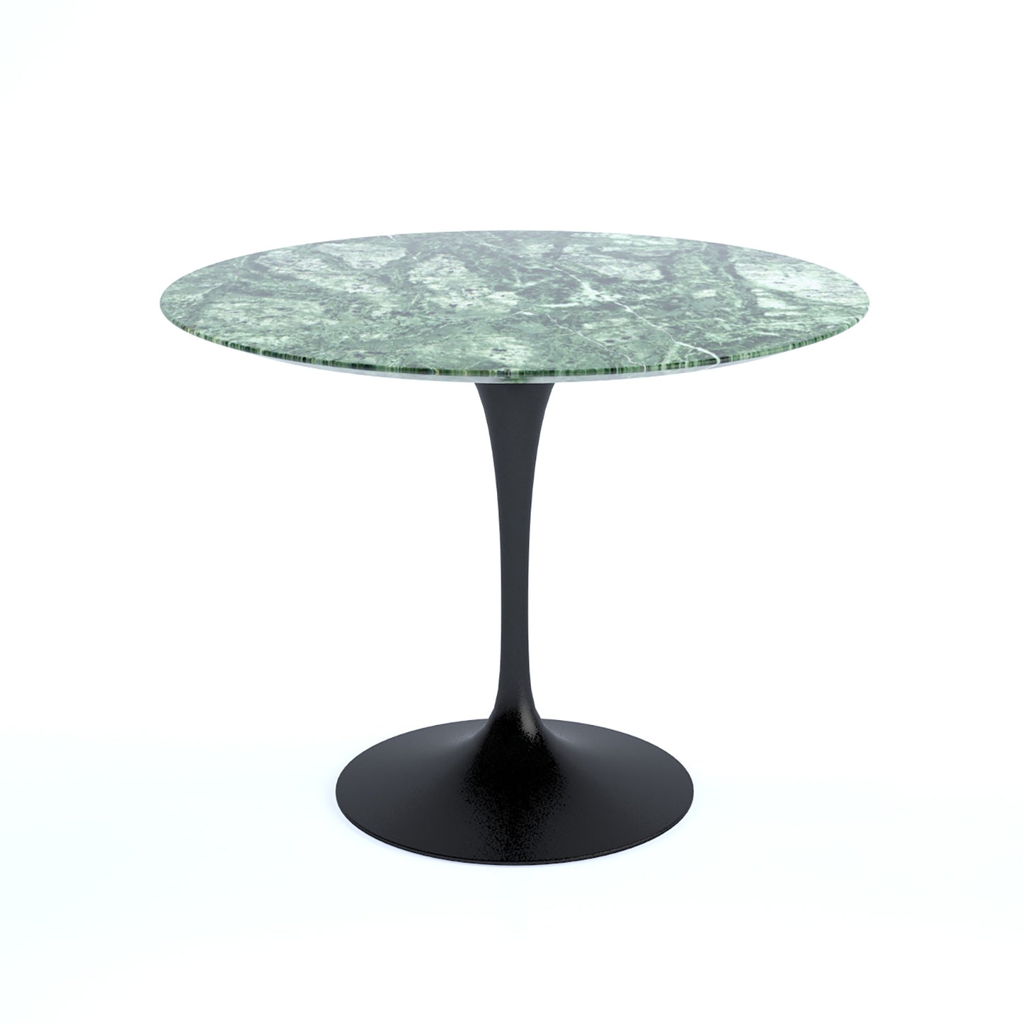 Saarinen Round Dining Table | Green Verdi Alpi Marble Top