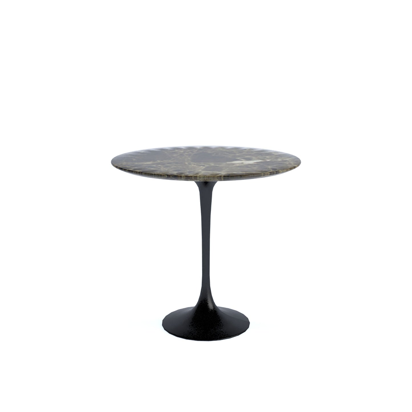 Saarinen Side Table | Brown Emperador Marble Top