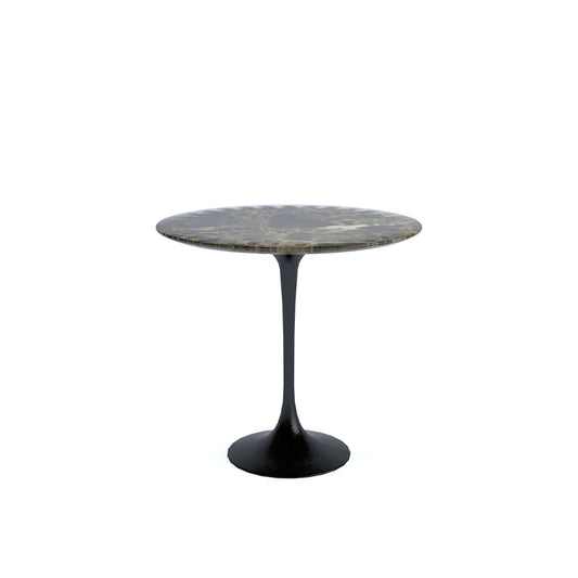 Saarinen Side Table | Brown Emperador Marble Top
