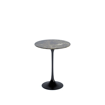 Saarinen Side Table | Brown Emperador Marble Top