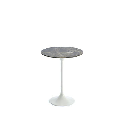 Saarinen Side Table | Brown Emperador Marble Top