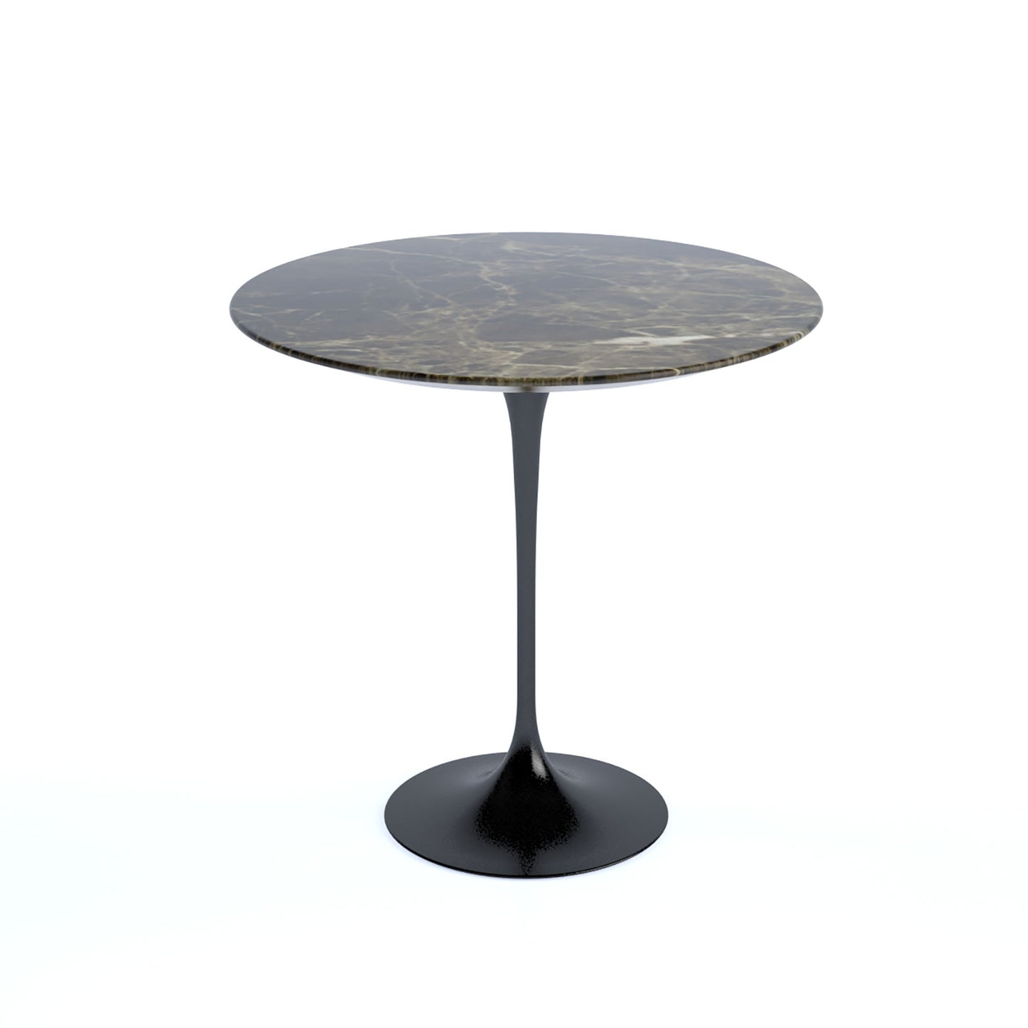 Saarinen Side Table | Brown Emperador Marble Top