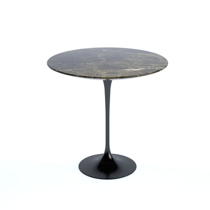 Saarinen Side Table | Brown Emperador Marble Top