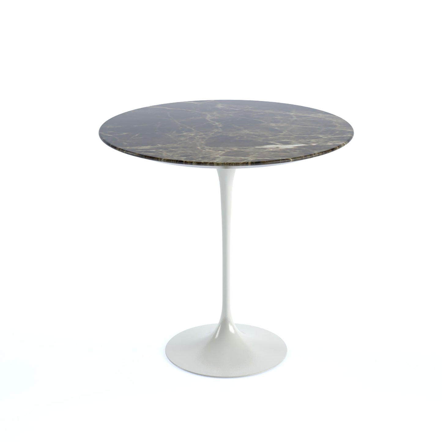 Saarinen Side Table | Brown Emperador Marble Top