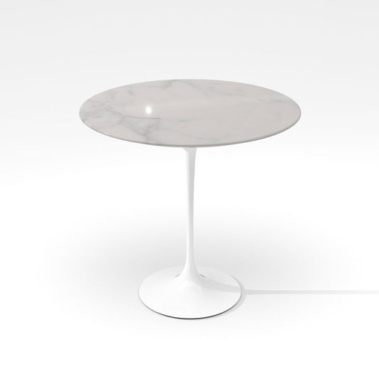 Saarinen Side Table | Grey Statuarietto Marble Top