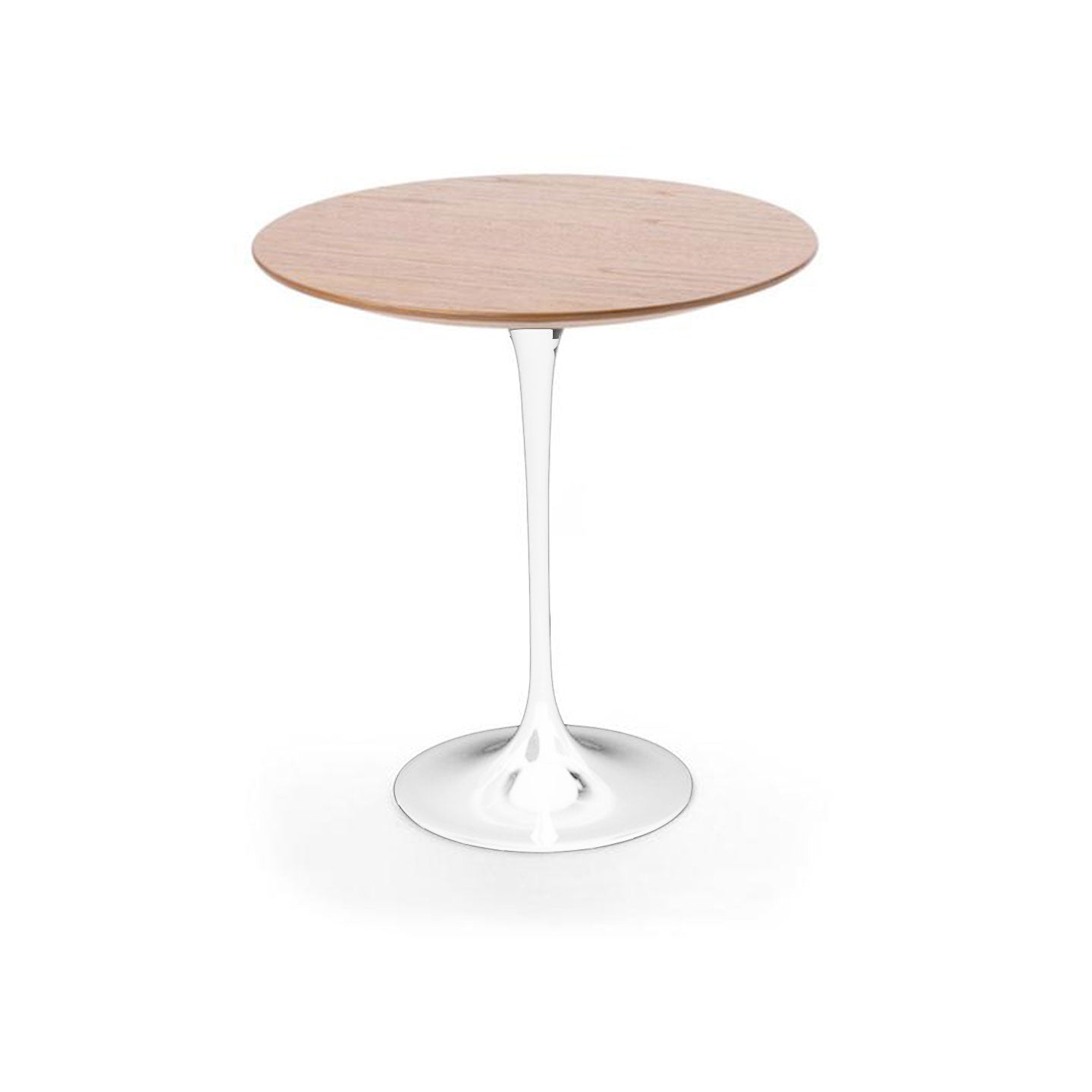 Saarinen Side Table | Teak Veneer Top