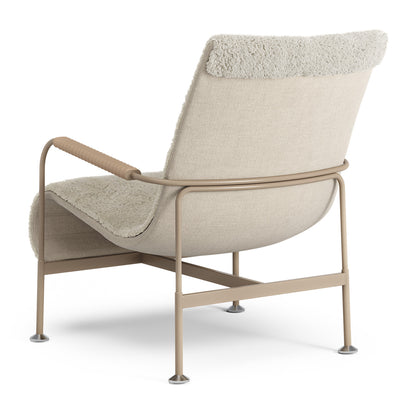 Serpentine Lounge Chair | Sheepskin Moonlight