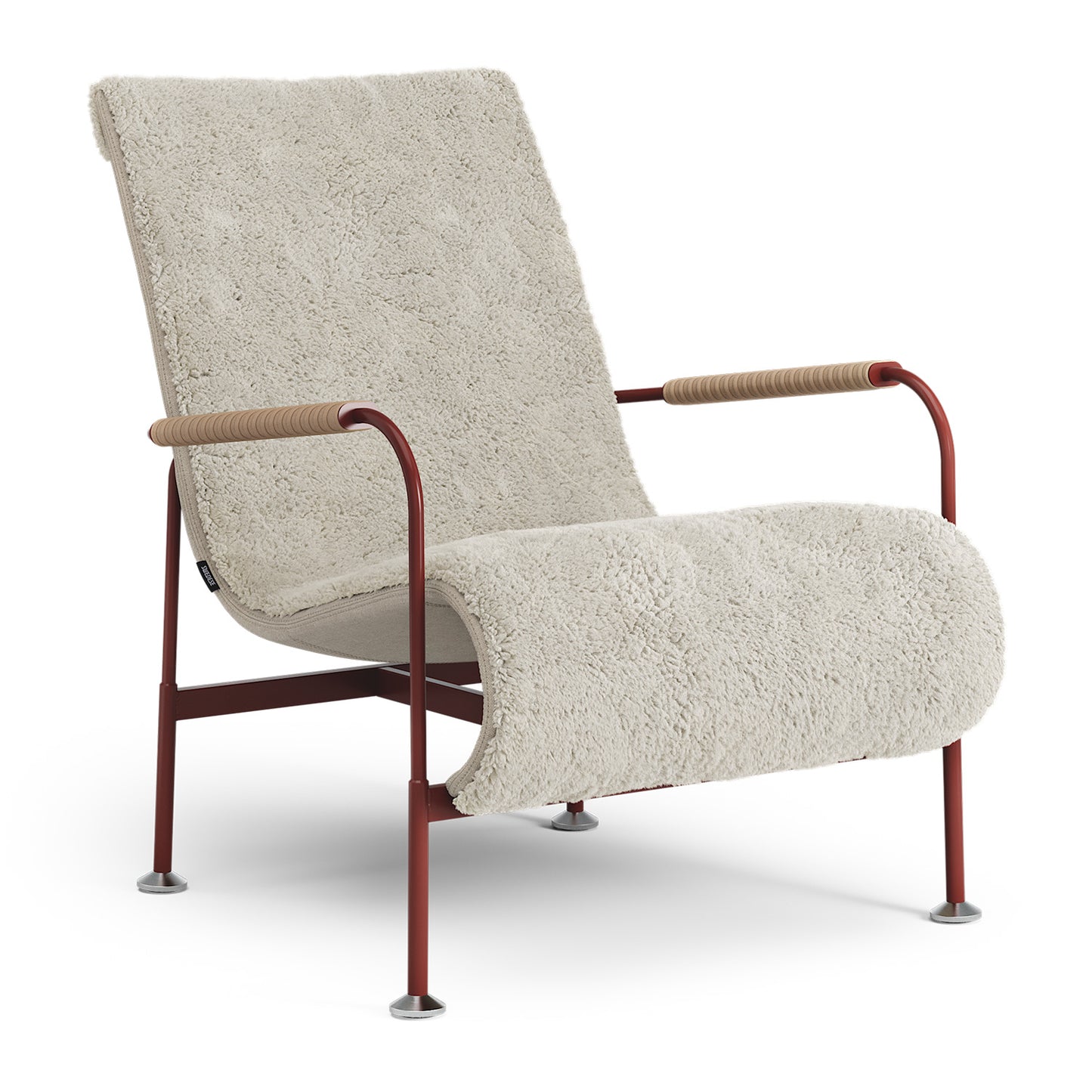 Serpentine Lounge Chair | Sheepskin Moonlight