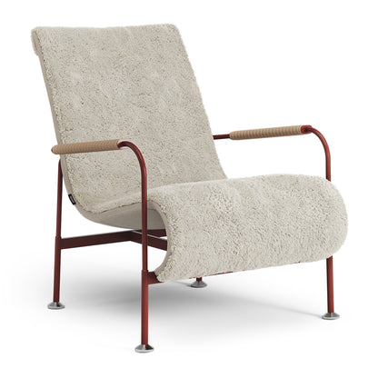 Serpentine Lounge Chair | Sheepskin Moonlight
