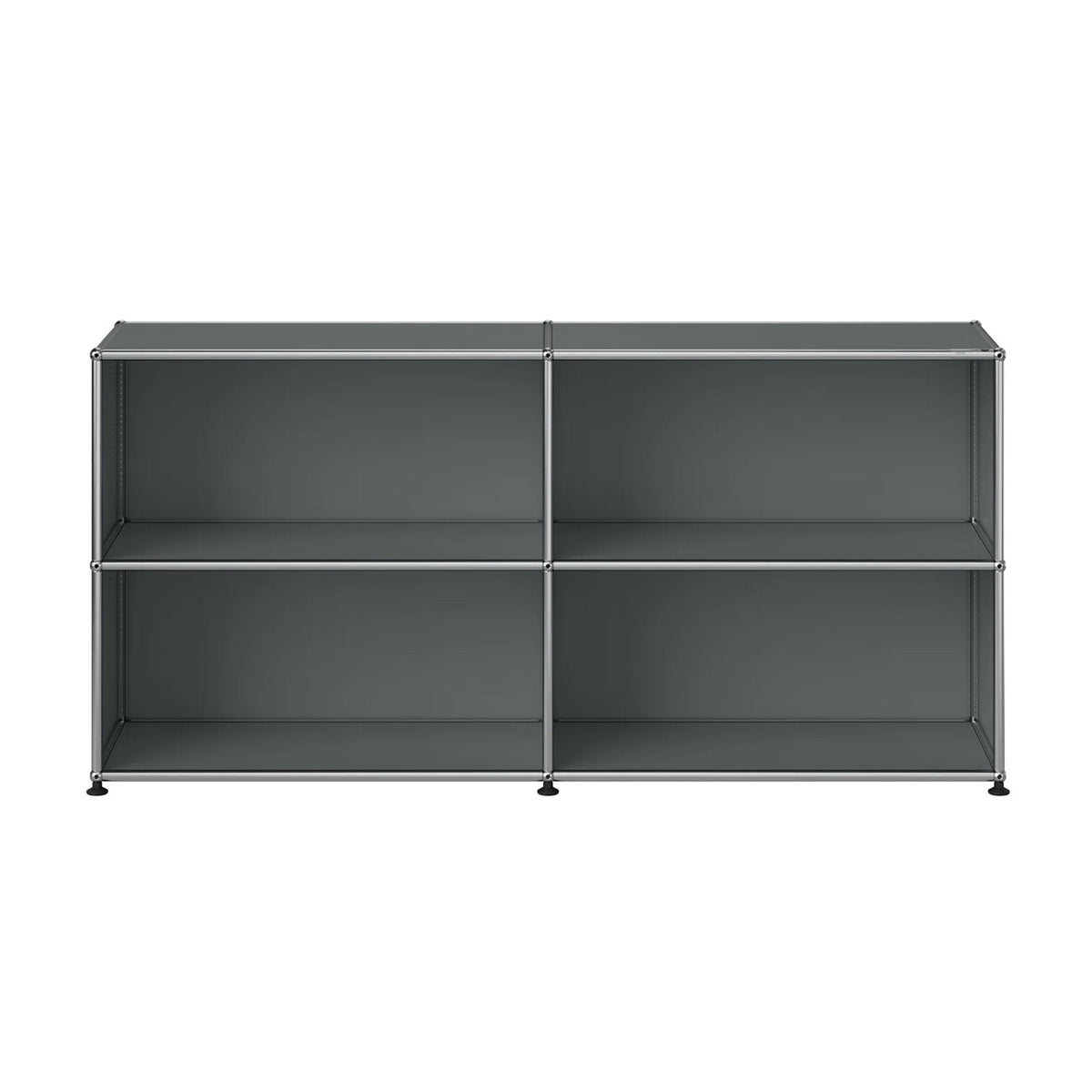USM Haller Sideboard M67 Open | Medium Grey Lacquer Panels