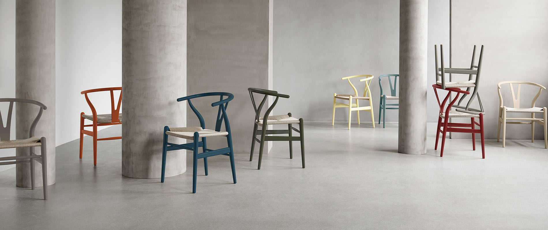 CH24 Wishbone Chair Soft Colours - Hans Wegner - Carl Hansen & Son