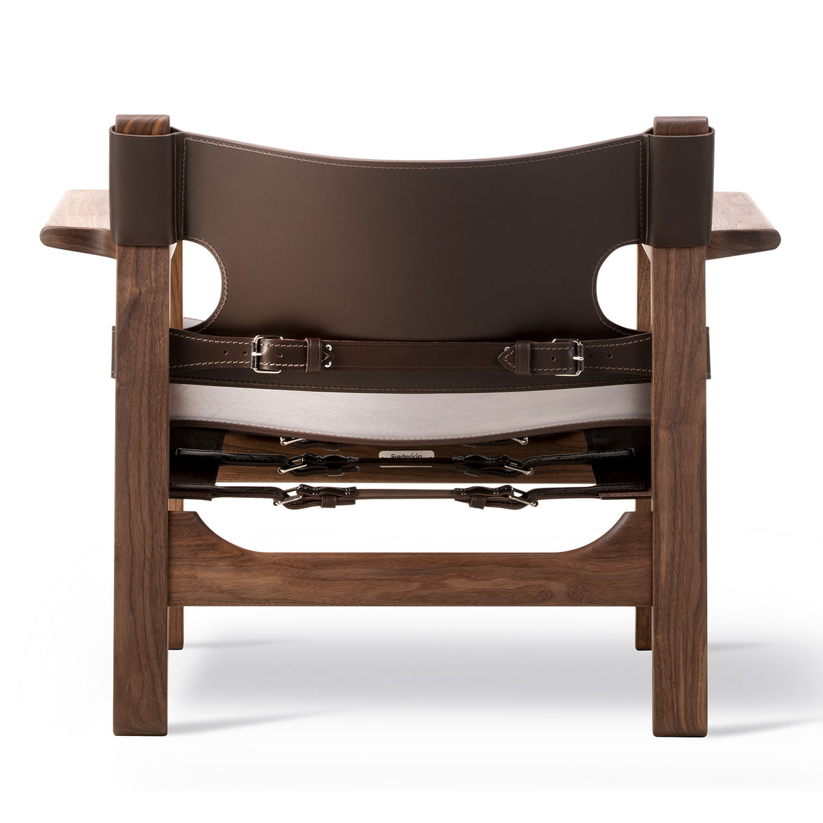 The Spanish Chair | Dark Brown Leather