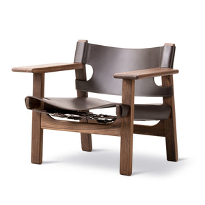 The Spanish Chair | Dark Brown Leather