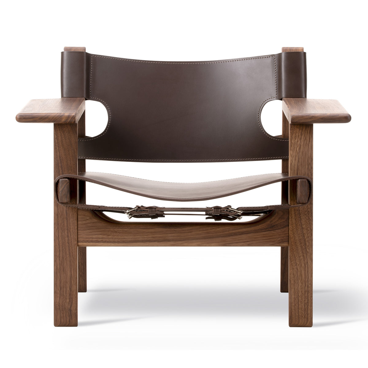 The Spanish Chair | Dark Brown Leather