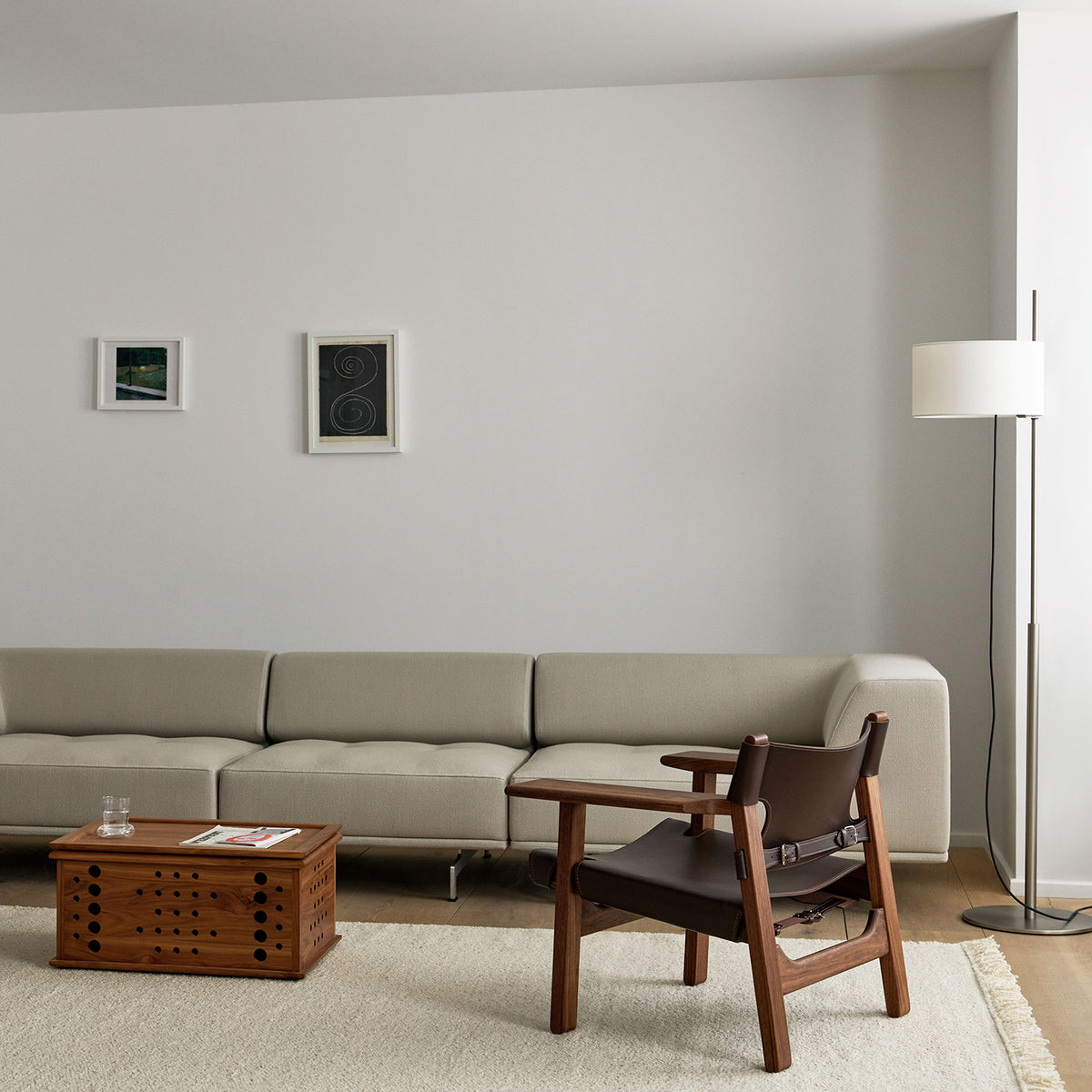 The Spanish Chair | Dark Brown Leather
