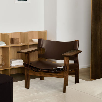 The Spanish Chair | Dark Brown Leather