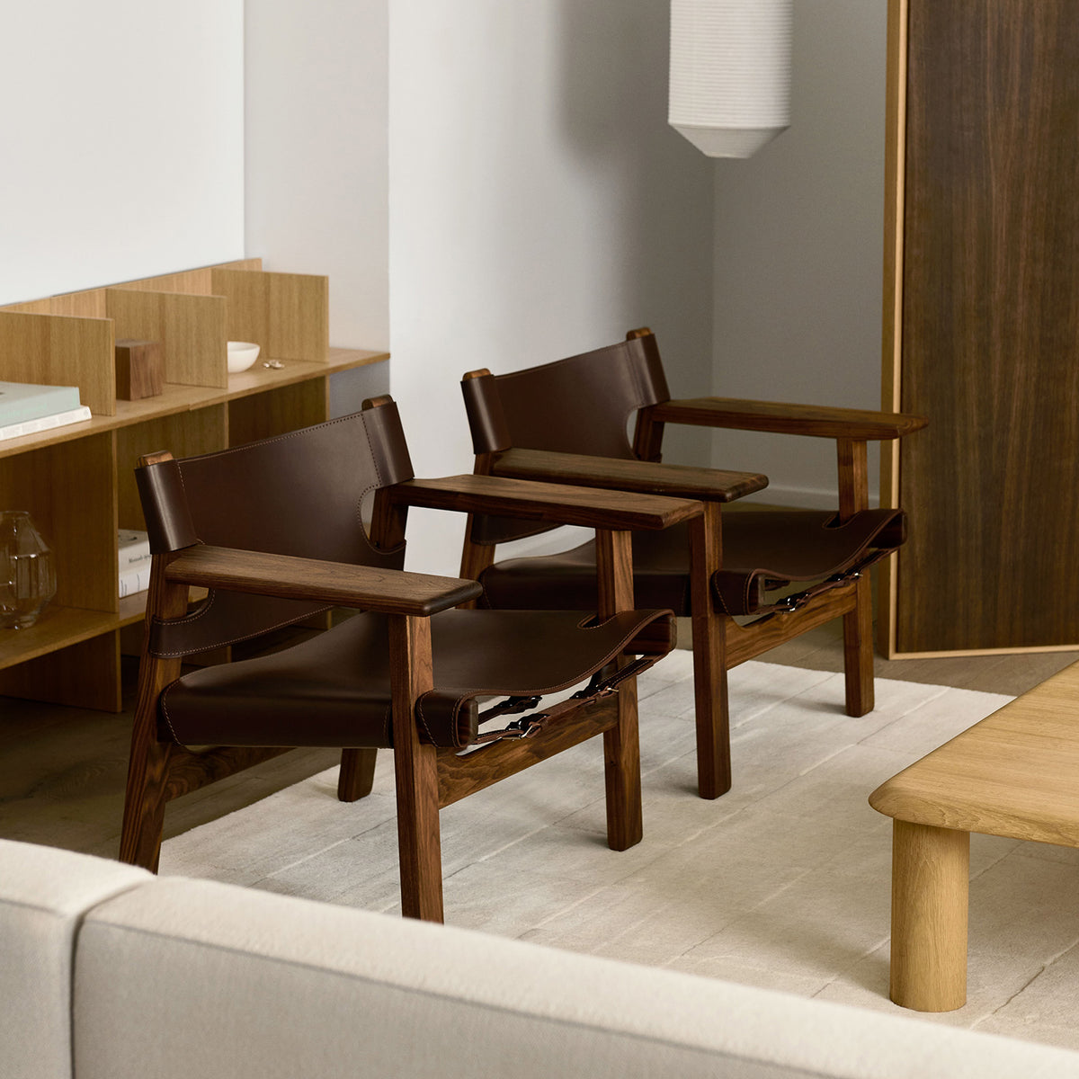 The Spanish Chair | Dark Brown Leather