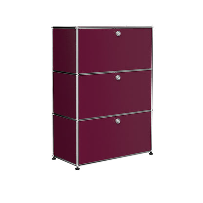 Special Edition USM Haller for Aram Highboard G1 | Claret Lacquer Panels