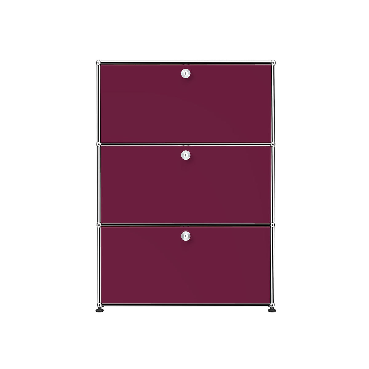Special Edition USM Haller for Aram Highboard G1 | Claret Lacquer Panels